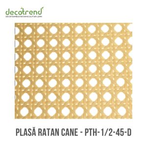 Țesătură Ratan Octogonală Galben Pai 45cm - Împletitură Premium din Celuloză