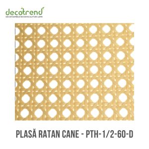 Țesătură Ratan Octogonală Galben Pai 60cm - Împletitură Premium din Celuloză