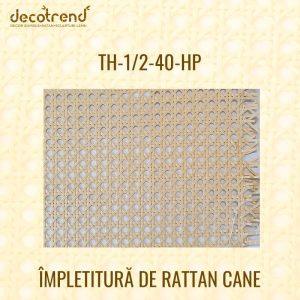 Împletitură tip paie de viena hârtie cu nylon - galben pai, 45cm